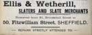 Ellis and Wetherill, slaters and slate merchants, Nos. 48 and 50 Fitzwilliam Street Ellis and Wetherill, slaters and slate merchants, Nos. 48 and 50 Fitzwilliam Street