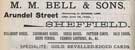 View: y03321 M.M. Bell and Sons, box manufacturers, Arundel Street