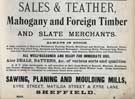 View: y03326 Sales and Teather, timber and slate merchants, Eyre Street; Matilda Street and Eyre Lane