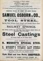 Samuel Osborn and Co, steel manufacturers, Clyde Steel and Iron Works, Blonk Street Samuel Osborn and Co, steel manufacturers, Clyde Steel and Iron Works, Blonk Street