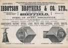 View: y03343 Ibbotson Brothers and Co. Ltd., steel merchants and manufacturers, Globe Steel Works, Alma Street