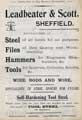 Leadbeater and Scott, manufacturers of steel and files; steel converters and refiners and wire drawers, St. Mary's Works, Penistone Road