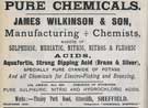 View: y03349 James Wilkinson and Son, manufacturing chemist, Tinsley Park Road