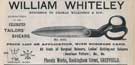 View: y03377 William Whiteley, scissor manufacturer, Phoenix Works, Rockingham Street