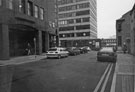 Norwich House (left), Vicar Lane looking towards St. James House and St. James Street
