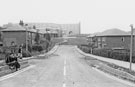 Nos. 1-7 (left) and 2-12 (right), Warris Place looking towards St. John's C. of E. Junior and Infant School and Hyde Park Flats Nos. 1-7 (left) and 2-12 (right), Warris Place looking towards St. John's C. of E. Junior and Infant School and Hyde Park Flats