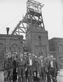 Miners outside Orgreave Colliery