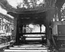 Close up of rollers, British Steel Corporation, River Don Works driven by 12000 horse power steam engine built by Davy Brothers of Sheffield