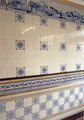 Early 20th century tiles at G. Burton and Sons, butchers, No. 340 Attercliffe Common
