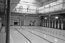 Deep end and changing cubicles at Attercliffe Road Swimming Baths, Nos. 870 - 872 Attercliffe Road