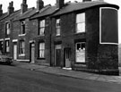 View: s28703 Nos. 96, gents hairdressers; 98 etc., Sutherland Road from the junction with Earsham Street