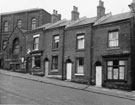 Nos. 146, 148, 150 and 152, M. Green, newsagent, Sutherland Road looking towards Petre Street Methodist Church 