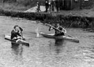 Canoe race on the Sheffield and South Yorkshire Navigation 