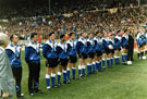 Sheffield Wednesday F.C. at the Rumbelows League Cup Final against Manchester United, Wembley Stadium