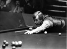 Terry Griffiths in action at the Embassy World Snooker Championship, Crucible Theatre, Tudor Square