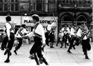 View: s29027 Sheffield City Morris Men performing in Fargate