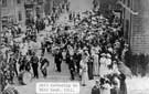 Oughtibridge. Whitsuntide gathering on Main Road, 1911