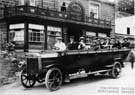 Charabanc outing outside the Middlewood Tavern, No. 316 Middlewood Road North