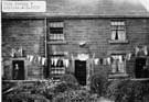 Cottages on Church Street, Oughtibridge decorated for the silver jubilee of King George V, 6 May 1935