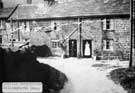 Oughtibridge. Cottages on Hollingworth Lane decorated for the jubilee of King George V