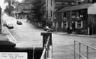 Cock Inn, No. 5 Bridge Hill, Oughtibridge viewed from the bridge over the River Don, 1959