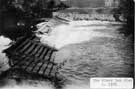 Oughtibridge. The River Don weir, c. 1925