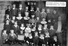 Oughtibridge National School Group F (Church Street) with headmaster, 1897