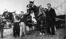 Decorated horses and carts at Worrall Gala
