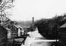 Wharncliffe Side. Main Road looking towards the Paper Mill