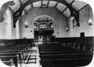 Interior of Bradfield Wesleyan Methodist Chapel, Mill Lee Road, Low Bradfield
