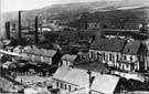 Stocksbridge Works, Stocksbridge, with St Matthias C. of E. Church on the far right Stocksbridge Works, Stocksbridge, with St Matthias C. of E. Church on the far right