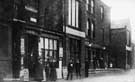 Stocksbridge post office and general store of J. Webb, Manchester Road Stocksbridge post office and general store of J. Webb, Manchester Road