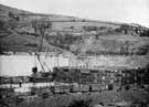 Construction of gas holder at Hen Holmes between Stocksbridge and Deepcar