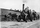 Loxley Road makers, steam roller and passing cart.