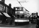 Trams Nos. 258 and 65 at Malin Bridge Terminus