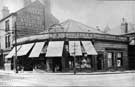 View: t05900 Hillsborough Corner, c.1915. W Bush, provision merchants, Nos.198 - 200 Bradfield Road