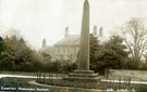 Chantrey Memorial (Sir Francis Chantrey 1781-1841) and Norton House, Norton Lane