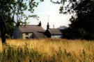 Rear view of farmhouse, to the right of Nether Lane - area of land past Johnson Lane (?Mellor Farm)