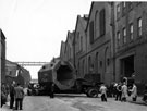 Thomas Firth and John Brown Ltd., transporting a large casting
