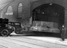 Thomas Firth and John Brown Ltd., transporting a large casting