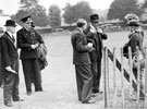 World War Two, Food Production Show, Endcliffe Park - E O Sadler (Parks Manager) and the Duke of Norfolk