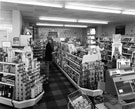 Interior of a local Sheffield and Ecclesall Co-operative Society Ltd, unidentified branch. 1960s. Interior of a local Sheffield and Ecclesall Co-operative Society Ltd, unidentified branch. 1960s.