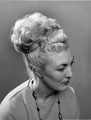Unidentified lady, probably connected with a Sheffield and Ecclesall Co-operative Society Ltd hairdressing department.