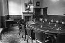 Sheffield and Ecclesall Co-operative Society Ltd board room, probably at the central premises at 21/41 Ecclesall Road and Cemetery Road.