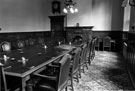 Sheffield and Ecclesall Co-operative Society Ltd board room, probably at the central premises at 21/41 Ecclesall Road and Cemetery Road.