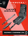Baflour and Darwins Ltd., Capital Steel Works, The Wicker - Capital high speed steel drill sets catalogue cover