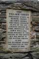 Memorial stone for Dore Village Green, Vicarage Lane / Savage Lane