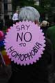 Say no to Homophobia - International Day Against Homophobia and Transphobia (IDAHO), Peace Gardens, Sheffield