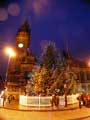 Christmas tree outside the Town Hall