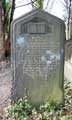 Wardsend Cemetery - memorial to William Whitehead, scripture reader, St Philip's, 